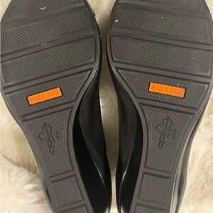 COLE HAAN x Nike (Air Technology) Black PATENT Wedges ORIG $170+